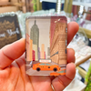 New York City Pink Streets Magnets | Glass Magnets | City Gifts