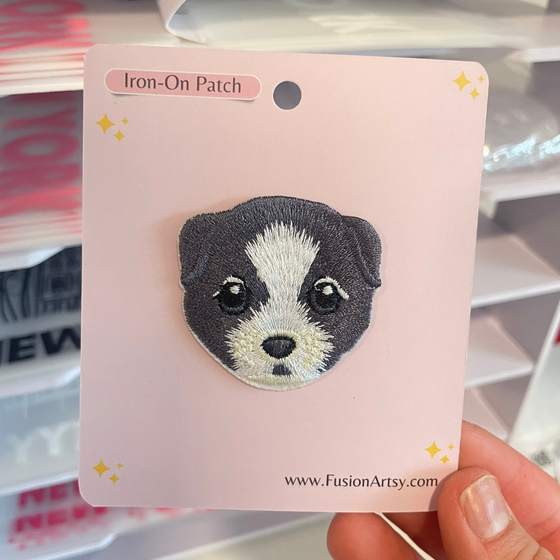 Border Collie Dog Patches | Dog Lover | Iron Patch | DIY Project