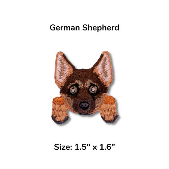 German Shepherd Dog Patches | Dog Lover | Iron Patch | DIY Project