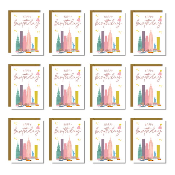 New Happy Birthday NYC | Birthday Cards | Fun Cards | Celebration Cards | NYC Lover