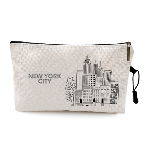 New York Classic Travel Bag | Make Up Pouch | New York City