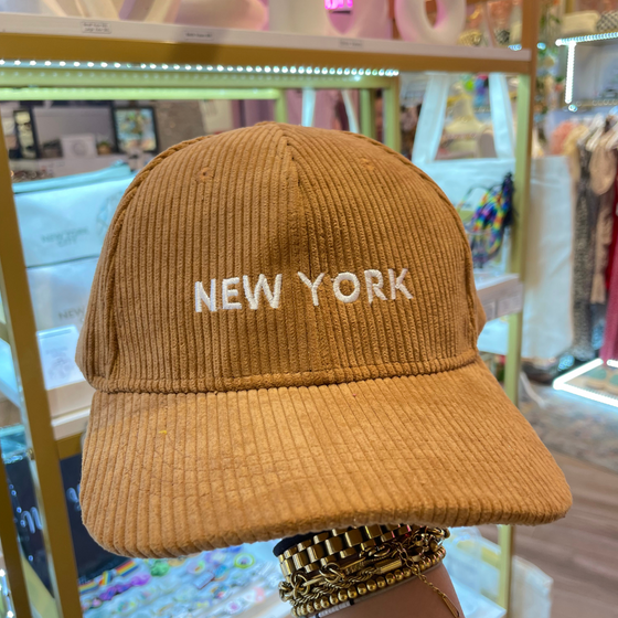 Camel New York Corduroy Hats | Designed in NYC | Cool and Fresh Hats