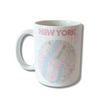 New York Pink Map NYC | Ceramic Mugs | Designed in NYC | New York Souvenirs