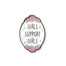  Girls Support Girls Pin