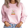 New York Books Embroidered Crewneck  | Made with love in NYC | Cotton Sweatshirts