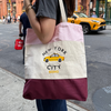 Tricolor Summer NYC Tote Bag | Recycled Bags | Washable Bag
