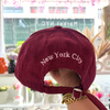 Red New York Corduroy Hats | Designed in NYC | Cool Hats