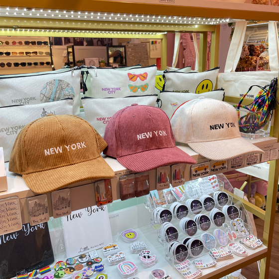 Pink New York Corduroy Hats | Designed in NYC
