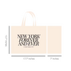 New York Forever and Ever Beach Bag | XL Canvas Size | Design in NYC