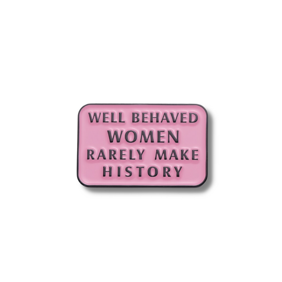 Empower Women Pins | Pink and Black Colors | Women Power Vibes