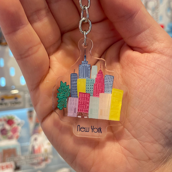 NYC Colorful Key Chains | Designed in NYC | NYC Lover | Cute Souvenirs