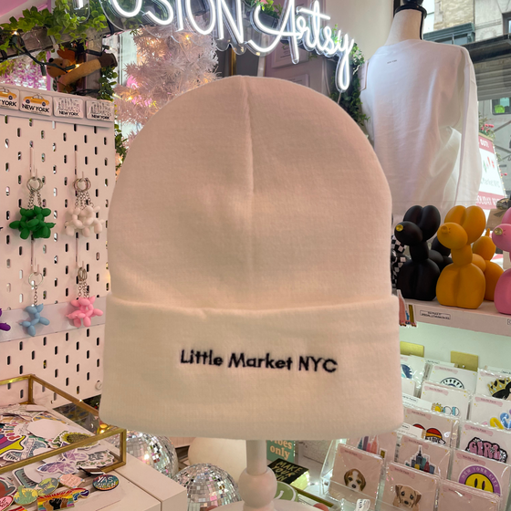 New York Beanies| Little Market NYC | Embroidered Beanies | NYC Lover