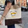 Tricolor Summer NYC Tote Bag | Recycled Bags | Washable Bag