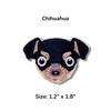 Chihuahua Dog Patches  | Dog Lover | Iron Patch