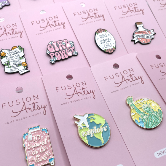 Never Give Up Pin | Cute Designs