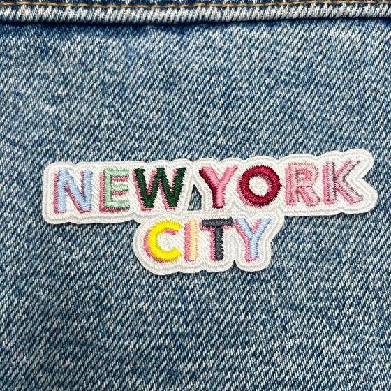 New York City Letters Patch | NYC | Iron-On Patches