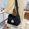New York City Custom Shoulder Bag | Patch Hand Bag | Canvas