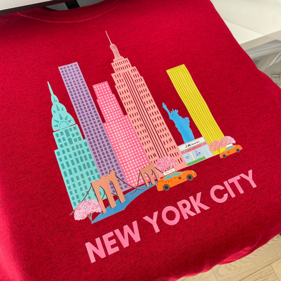 New York Valentines Edition Sweatshirts | Made in New York | Gifts for Her | Valentines Ideas