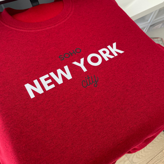 New York Valentines Edition Sweatshirts | Made in New York | Gifts for Her | Valentines Ideas