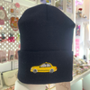 Embroidered NYC Taxi Beanie | Made in New York | 100% Made in the USA