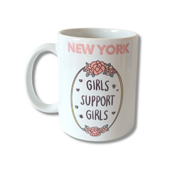 Girls Support Girls NYC | Ceramic Mugs | Designed in NYC | New York Souvenirs