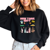 NYC Most Iconic Places Sweatshirt | Cutest NYC Clothing | Made in NYC | Pink Lover