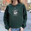 Brooklyn Embroidered  Crewneck  | Handmade with love in NYC | Cotton Sweatshirts