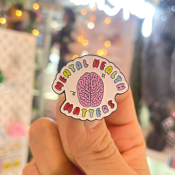 Mental Health Matters Pin | Cute Designs