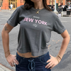 Summer Crop Top Shirts | New York Design | Made in NYC | Cotton Material