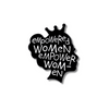Empower Women Pin | Support Women | Black Pin