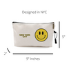 Smiley Face Travel Bag | Make Up Pouch | New York City
