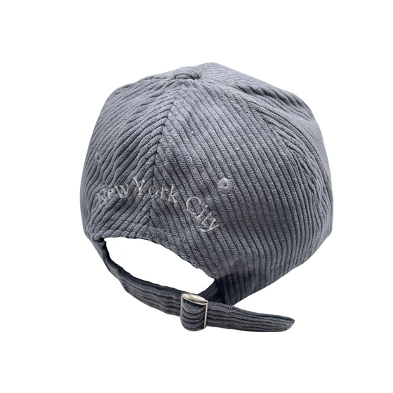 Gray Corduroy Hats | New York City Lover  | Design in NYC | Elegant Style