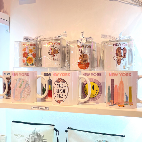 Smiley Face NYC | Ceramic Mugs | Designed in NYC | New York Souvenirs