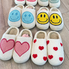 Multiple Red Hearts Slippers | Comfy Shoes