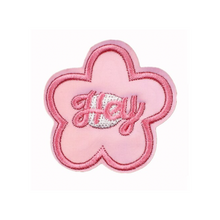  Hey Pink Flower Patch | Cute and Pink Patches | Iron-On Patches