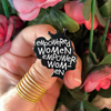 Empower Women Pin | Support Women | Black Pin