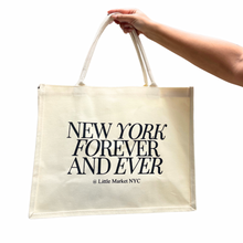  New York Forever and Ever Beach Bag | XL Canvas Size | Design in NYC