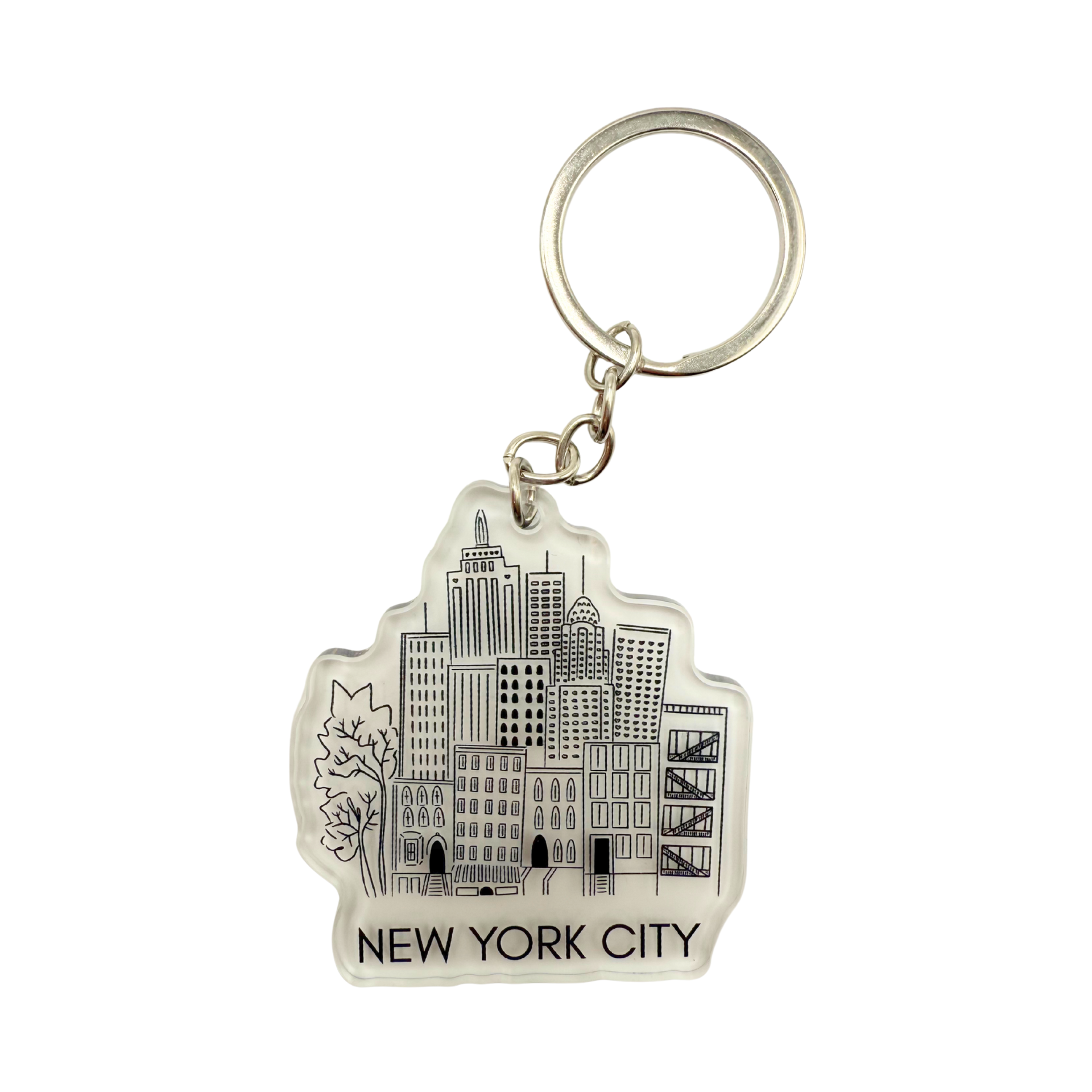 NYC Classic B&W Key Chains | Designed in NYC | NYC Lover | Cute