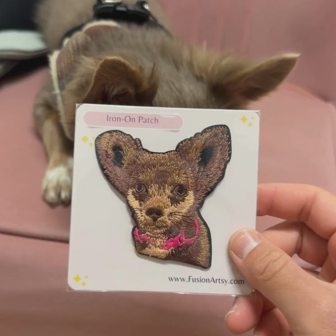 Chihuahua Patch | Choy Choy | Iron On Patches | Design in New York City