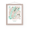 Dublin City Map Print | Poster City Map | Home Decor | Traveler Gift | 16 Designs Available