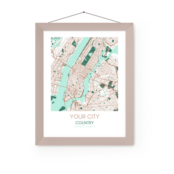 Barcelona City Map Print | Poster City Map | Home Decor | Traveler Gift | 16 Designs Available