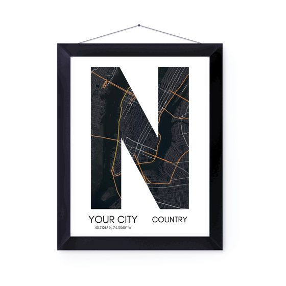 Santa Cruz City Map Print | Poster City Map | Home Decor | Traveler Gift | 16 Designs Available