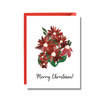 Merry Christmas Festive Card | Greeting Cards | Elegant Cards | Holiday Cards