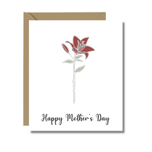  Happy Mother's Day | Love Cards | Mom Cards | Red Flower Card