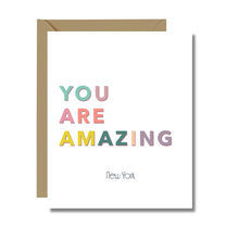  You are Amazing | Colorful Greeting Cards | Made in NYC | Rainbow Colors