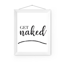  Get Naked Art Print | Home Decor | Popular Quotes | Room Ideas | Cool Decor