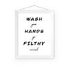 Wash Your Hands | Home Decor | Popular Quotes | Room Ideas | Cool Decor