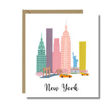  New York City & LMNYC Card | Minimalist Greeting Cards | Elegant Cards | NYC Cards | Travel Gifts