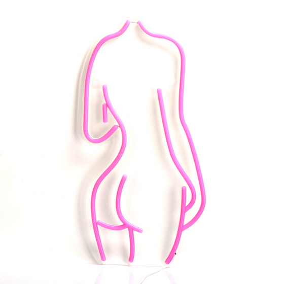 Women Pink Neon Signs | LED Lights | Art Wall Decor | Fun Wall Decor | Room Decor | Creative Spaces