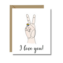  I Love You | LGBT Cards | Love and Elegant Cards | Love Cards | Pride Cards